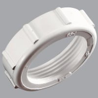 Do it 1-1/2 In. x 1-1/2 In. White Plastic Slip Joint Nut and Washer 495018