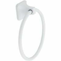 Home Impressions Vista White Towel Ring 409579