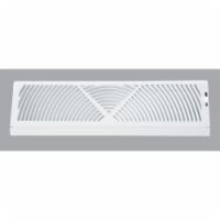 Home Impressions 18 In. White Steel Baseboard Diffuser 1BB1800WH