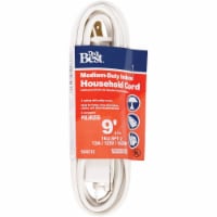 Do it Best 9 Ft. 16/2 White Cube Tap Extension Cord IN-PT2162-09X-WH