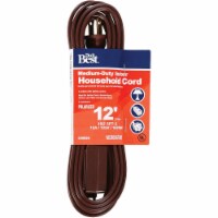Do it Best 12 Ft. 16/2 Brown Cube Tap Extension Cord IN-PT2162-12X-BR
