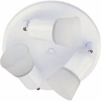 Home Impressions 5 Series 3-Bulb White Ceiling or Wall Light Fixture ICW53WH