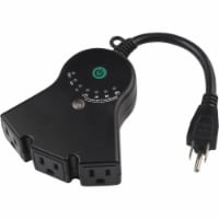 15A 125V 1875W Black Outdoor Timer BNC-60/U129L