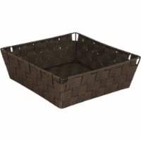 Home Impressions 11.75 In. x 3.75 In. H. Woven Storage Basket, Brown 748134-BR