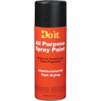 Do it 10 Oz. Flat All Purpose Spray Paint, Black 203303