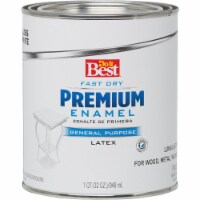 Do it Best Fast Dry Acrylic Latex Gloss Premium Enamel, White, 1 Qt. 203287D