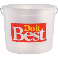 Do it Best 10 Qt. White Polysteel Pail 10QDIB12012