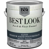 Best Look 1 Gal. White Pastel Base Polyurethane Gloss Porch & Floor Enamel