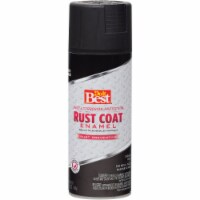 Do it Best Rust Coat Satin Black 12 Oz. Anti-Rust Spray Paint 203538D