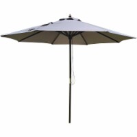 Outdoor Expressions 7.5' Gry Mrkt Umbrella TJWU-003A-230-GRY