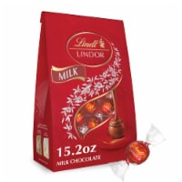 Lindt LINDOR Milk Chocolate Candy Truffles Bag