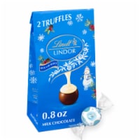 Lindt Lindor Holiday Milk with White Chocolate Truffles