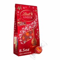 Lindt LINDOR Milk Chocolate Christmas Candy Truffles Bag Perspective: Main