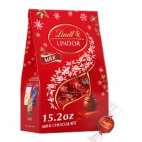 Lindt Lindor Milk Chocolate Truffles Holiday Candy Bag
