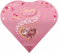 Lindt Lindor Strawberries and Cream Candies in Heart Box Valentine Perspective: Main