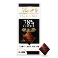 Lindt EXCELLENCE 78% Cocoa Dark Chocolate Candy Bar Perspective: Main