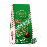 Lindt LINDOR Holiday Limited Edition Peppermint Cookie Milk Chocolate Candy Truffles