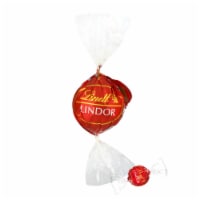 Lindt LINDOR Holiday Milk Chocolate Truffle Candy Maxi Ball Perspective: Main