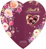 Lindt Assorted Gourmet Truffles Valentine's Heart Box Perspective: Main