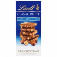 Lindt CLASSIC RECIPE Whole Hazelnut Milk Chocolate Candy Bar