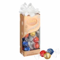 Lindt LINDOR Assorted Chocolate Candy Truffles Traditions Gift Box Perspective: Main