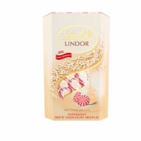 Lindt LINDOR Peppermint White Chocolate Truffles Perspective: Main