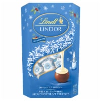 Lindt LINDOR White Milk Chocolate Truffles Perspective: Main