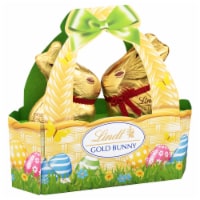 Lindt GOLD BUNNY Milk Chocolate Easter Candy Basket Perspective: Main