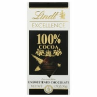 Lindt Excellence 100% Cocoa Unsweetened Chocolate Bar Perspective: Main