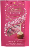 Lindt Lindor Milk with White Chocolate Truffles Perspective: Main