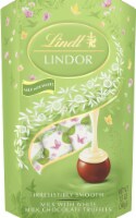 Lindt Lindor Milk with White Milk Chocolate Truffles Perspective: Main
