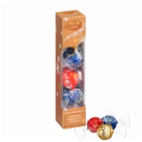 Lindt LINDOR Holiday Assorted Chocolate Candy Truffles Favor Gift Box