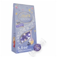 Lindt LINDOR Blueberries & Cream White Chocolate Easter Candy Truffles Bag Perspective: Main
