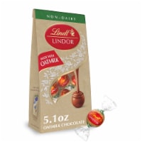 Lindt LINDOR Non-Dairy Oatmilk Chocolate Candy Truffles Bag Perspective: Main