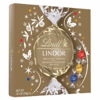 Lindt LINDOR Assorted Chocolate Candy Truffles Gift Box Perspective: Main