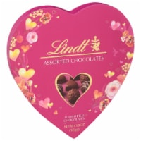Lindt Valentine's Classic Heart Assorted Chocolate Candy Truffles Gift Box Perspective: Main