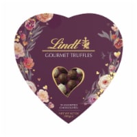 Lindt Valentine's Gourmet Assorted Gourmet Chocolate Candy Truffles Heart Gift Box Perspective: Main