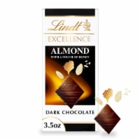 Lindt EXCELLENCE Almond with a Touch of Honey Dark Chocolate Candy Bar Perspective: Main