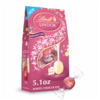 Lindt LINDOR Birthday Cake White Chocolate Candy Truffles Bag Perspective: Main