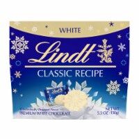 Lindt CLASSIC RECIPE Holiday White Chocolate Candy Snowflake Pouch