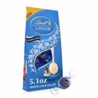 Lindt LINDOR Cookies and Creme White Chocolate Candy Truffles Bag Perspective: Main