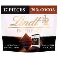 Lindt EXCELLENCE 70% Dark Chocolate Candy Individually Wrapped Pieces