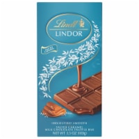 Lindt Lindor Salted Caramel Milk Chocolate Truffle Bar Perspective: Main
