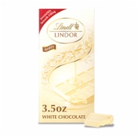 Lindt LINDOR White Chocolate Candy Truffle Bar Perspective: Main