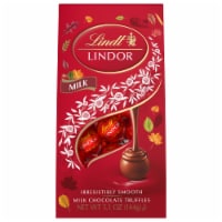 Lindt LINDOR Fall Milk Chocolate Candy Truffles Perspective: Main