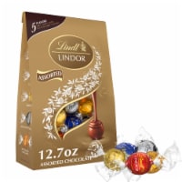 Lindt LINDOR Assorted Chocolate Candy Truffles Bag Perspective: Main