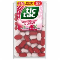 Tic Tac Strawberry & Cream Mints On-the-Go Refreshment Perspective: Main