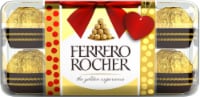 Ferrero Rocher Gourmet Hazelnut Milk Chocolate, Candy Gift Box Perspective: Main