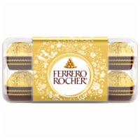Ferrero Rocher Gourmet Milk Chocolate Hazelnut, Individually Wrapped Chocolates For Gifting Perspective: Main
