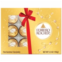 Ferrero Rocher Premium Gourmet Milk Chocolate Hazelnut Luxury Chocolate Holiday Gift